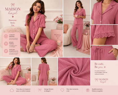 PYJAMA HAZEL ROSÉ🌸