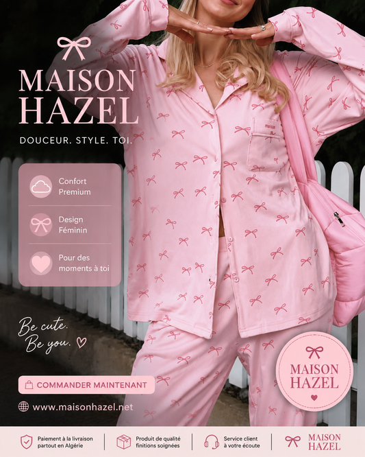 PYJAMAS HAZEL ÉLÉGANCE 🎀