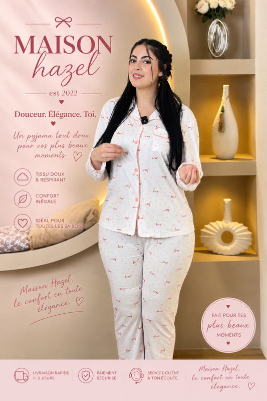 PYJAMA HAZEL LETTRE D'AMOUR 💌 💕